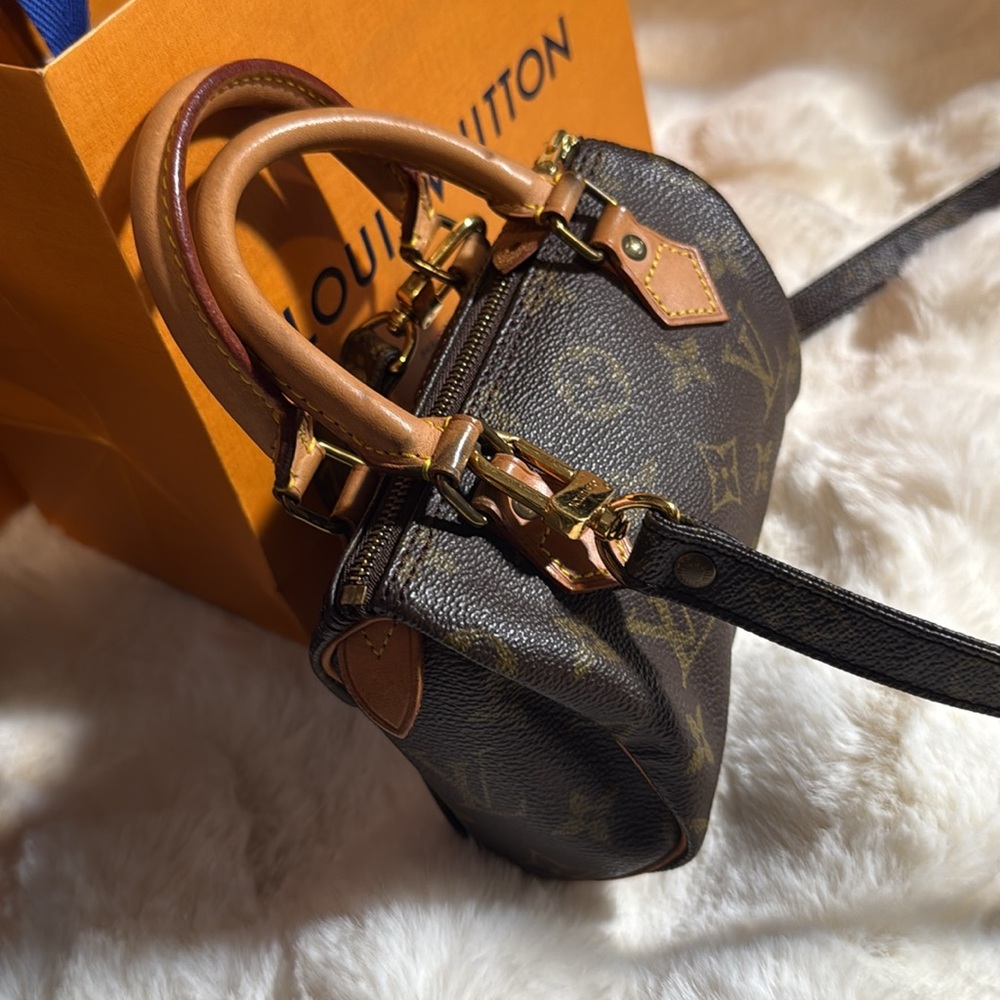 Louis Vuitton Brown Mini Monogram Bag - Picture 9 of 16